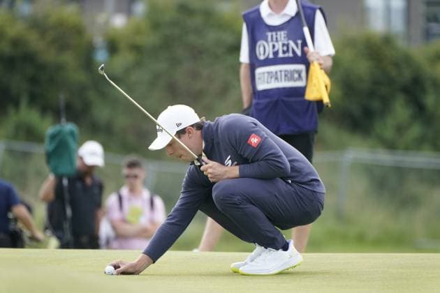 The 153rd Open Championship 2025 Matthew Fitzpatrick on the green On the 1st hole In action on the 3rd day TheÊ153rd Open Championship, Royal Portrush Golf Club (Dunluce Links) in Portrush, County Antrim, Northern Ireland, from Thursday, 17 July to Sunday, 20 July 2025. Copyright: xMarkxNewcombex