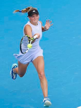 Czech tennis player Alena Kovackova at the WTA, Tennis Damen Livesport Prague Open 2025 on the courts of TK Sparta Prague, in Prague, Czech Republic, on July 19, 2025. (CTKxPhoto PavelxLebeda) CTKPhotoF202507190019301  CTKPhotoF202507190019301