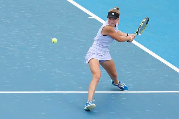 Czech tennis player Alena Kovackova at the WTA, Tennis Damen Livesport Prague Open 2025 on the courts of TK Sparta Prague, in Prague, Czech Republic, on July 19, 2025. (CTKxPhoto PavelxLebeda) CTKPhotoF202507190019601  CTKPhotoF202507190019601