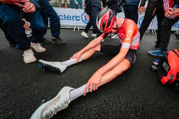 Tour de France 2025 Stage 14 LUCHON SUPERBAGNERES, FRANCE - JULY 19 : Arensman Thymen (NED) of INEOS Grenadiers after the race during stage 14 of the 112th edition of Tour de France an UCI World Tour 2.UWT cycling road race stage for Men Elite of 183 km with start in Pau and finish in Luchon Superbagneres on July 19, 2025 in Luchon Superbagneres, France, 19 07 2025 ( Motordriver Kenny Verfaillie - Luchon Superbagneres France  Copyright: xLucaxBettinix