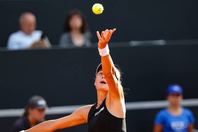GER, Hamburg, xFSx, ATP250 Womens Tennis Tournament , MSC Hamburg Ladies Open 2025 , Semifinals ,19 07 2025 v l Dayana Yastremska UKR makes a serve Copyright: HMBxMedia FernandoxSoares