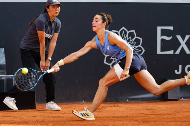 GER, Hamburg, xFSx, ATP250 Womens Tennis Tournament , MSC Hamburg Ladies Open 2025 , Semifinals ,19 07 2025 v l Lois Boisson FRA plays a forehand Copyright: HMBxMedia FernandoxSoares