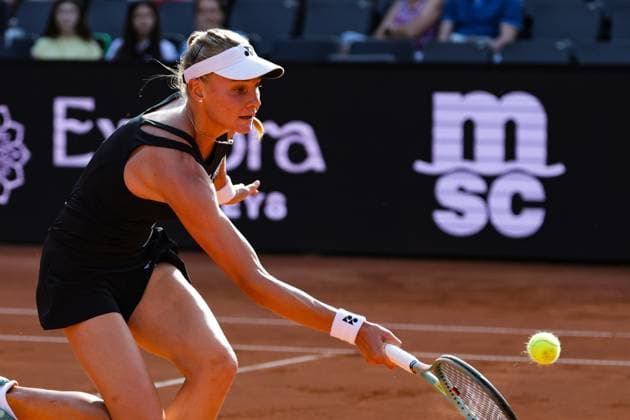 GER, Hamburg, xFSx, ATP250 Womens Tennis Tournament , MSC Hamburg Ladies Open 2025 , Semifinals ,19 07 2025 v l Dayana Yastremska UKR plays a forehand Copyright: HMBxMedia FernandoxSoares