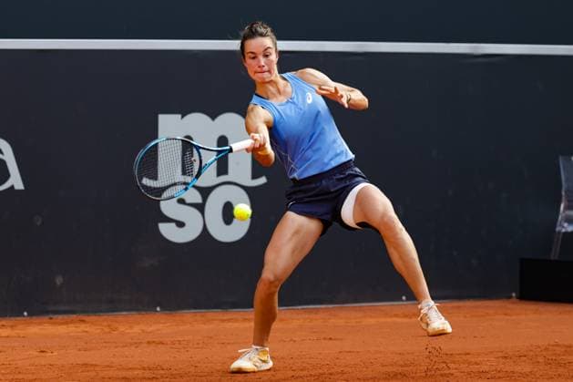 GER, Hamburg, xFSx, ATP250 Womens Tennis Tournament , MSC Hamburg Ladies Open 2025 , Semifinals ,19 07 2025 v l Lois Boisson FRA plays a forehand Copyright: HMBxMedia FernandoxSoares