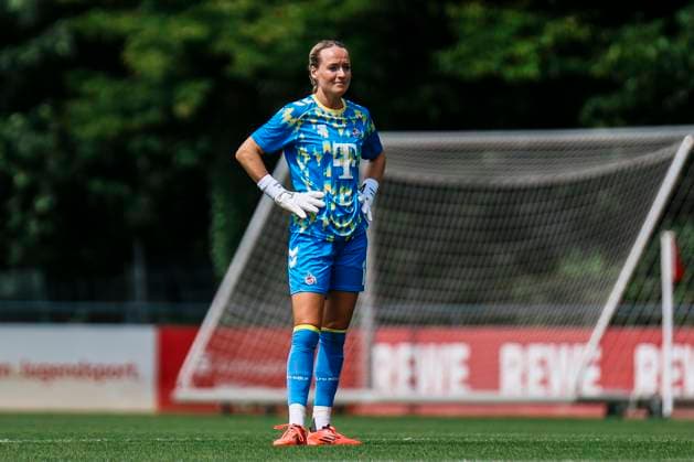 Test match 1 FC Köln OH Leuven 19 07 2025 Lisa Schmitz 1 FC Köln, 1 at the test match 1 FC Köln OH Leuven Cologne, Geißbockheim on 19 07 2025 Copyright: xBEAUTIFULxSPORTS Freisenx