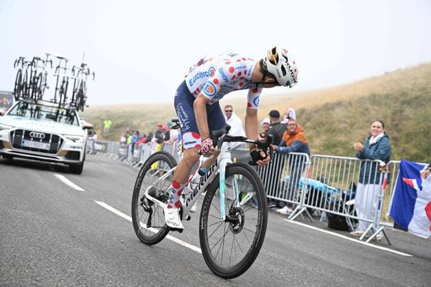 19-07-2025 Tour De France; Tappa 14 Pau - Superbagneres De Luchon; 2025, Bahrain - Victorious; Martinez, Lenny; Superbagneres De Luchon; 