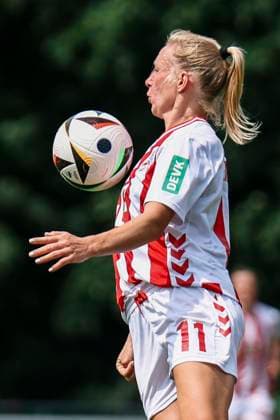 Test match 1 FC Köln OH Leuven 19 07 2025 Pauline Bremer 1 FC Köln, 11 at the test match 1 FC Köln OH Leuven Köln, Geißbockheim on 19 07 2025 Copyright: xBEAUTIFULxSPORTS Freisenx