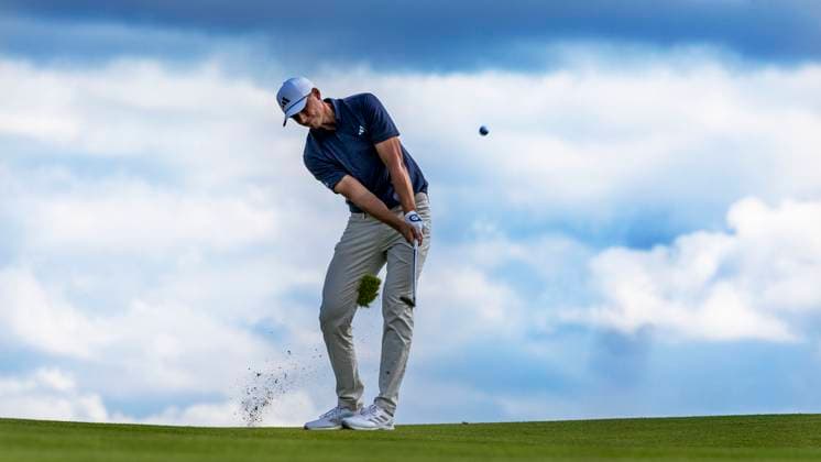 PORTRUSH, NORTHERN IRELAND 20250719 Ludvig Aberg, Sweden, on the 15th hole during the third day of The Open Golf at Royal Portrush Golf Club on Saturday PORTRUSH UNITED KINGDOM x40750x  Copyright: xChristerxHöglund TTx BRITISH OPEN GOLF 2025