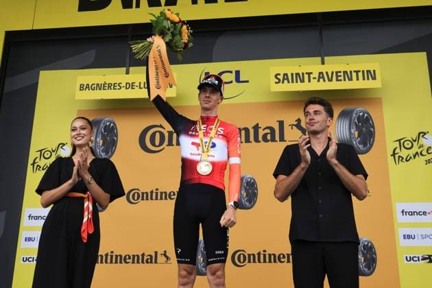 Thymen ARENSMAN, INEOS Grenadiers, winner stage, during the Tour de France 2025, UCI WorldTour cycling event, Stage 14, Pau - Luchon-Superbagneres (182,6 Km) on 19 July 2025 in Saint-Aventin, France during Tour de France 2025 - Stage 14, Tour De France race in France, France, July 19 2025  Copyright: xStefanoxCavasino IPAxSportx xipa-agency.netx xx IPA_60603533 IPA_Agency_IPA60603533