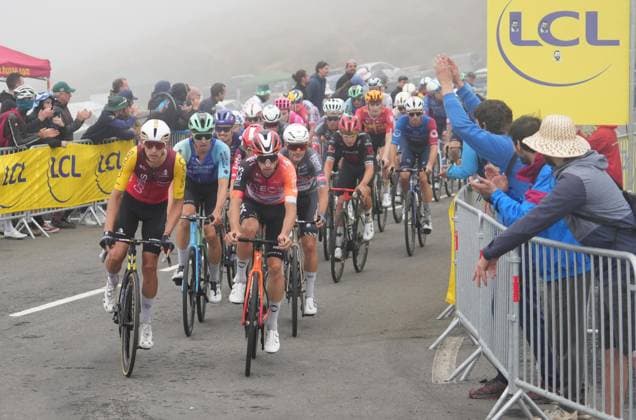 CYCLING - TOUR DE FRANCE 2025 - STAGE 14 Guest during the Tour de France 2025, UCI WorldTour cycling event, Stage 14, Pau - Luchon-Superbagneres (182,6 Km) on 19 July 2025 in Saint-Aventin, France - Photo Laurent Lairys PSNEWZ Saint-AventinFrance  Copyright: xLaurentxLairysx