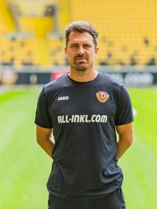 18 07 2025, xomx, Football 2 Bundesliga, Dynamo Dresden photo appointment season 2025 26, Thomas Stamm Dynamo Dresden 2. BL, portrait appointment 2025 2026 Dresden