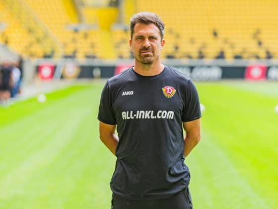 18 07 2025, xomx, Football 2 Bundesliga, Dynamo Dresden photo appointment season 2025 26, Thomas Stamm Dynamo Dresden 2. BL, portrait appointment 2025 2026 Dresden