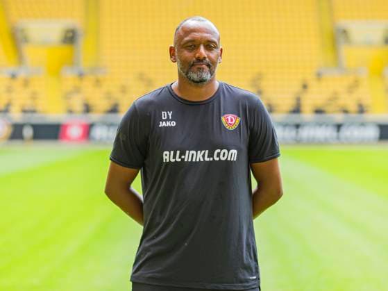 18 07 2025, xomx, Football 2 Bundesliga, Dynamo Dresden photo appointment season 2025 26, David Yelldell Dynamo Dresden 2. BL, portrait appointment 2025 2026 Dresden
