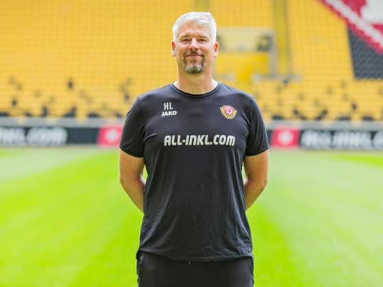 18 07 2025, xomx, Football 2 Bundesliga, Dynamo Dresden photo session season 2025 26, Henrik Lange Dynamo Dresden 2. BL, portrait session 2025 2026 Dresden