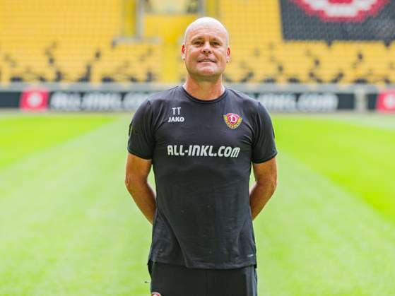 18 07 2025, xomx, Football 2 Bundesliga, Dynamo Dresden photo appointment season 2025 26, Tom Teichert Tölg Dynamo Dresden 2. BL, portrait appointment 2025 2026 Dresden