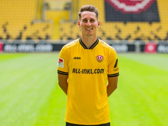 18 07 2025, xomx, Football 2 Bundesliga, Dynamo Dresden photo appointment season 2025 26, Konrad Faber Dynamo Dresden 2. BL, portrait appointment 2025 2026 Dresden