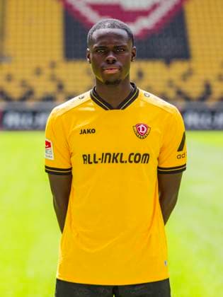 18 07 2025, xomx, Football 2 Bundesliga, Dynamo Dresden photo appointment season 2025 26, Kofi Amoako Dynamo Dresden 2. BL, portrait appointment 2025 2026 Dresden