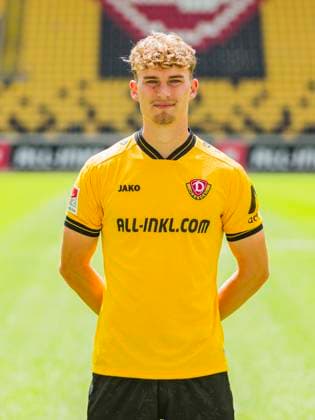 18 07 2025, xomx, Football 2 Bundesliga, Dynamo Dresden photo appointment season 2025 26, Dominik Kother Dynamo Dresden 2. BL, portrait appointment 2025 2026 Dresden