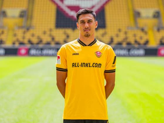 18 07 2025, xomx, Football 2 Bundesliga, Dynamo Dresden photo appointment season 2025 26, Claudio Kammerknecht Dynamo Dresden 2. BL, portrait appointment 2025 2026 Dresden