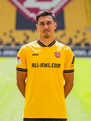 18 07 2025, xomx, Football 2 Bundesliga, Dynamo Dresden photo appointment season 2025 26, Claudio Kammerknecht Dynamo Dresden 2. BL, portrait appointment 2025 2026 Dresden
