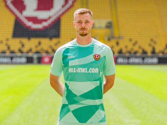 18 07 2025, xomx, Football 2 Bundesliga, Dynamo Dresden photo session season 2025 26, Lennart Grill Dynamo Dresden 2. BL, portrait session 2025 2026 Dresden