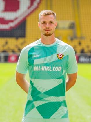 18 07 2025, xomx, Football 2 Bundesliga, Dynamo Dresden photo session season 2025 26, Lennart Grill Dynamo Dresden 2. BL, portrait session 2025 2026 Dresden