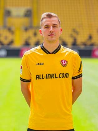 18 07 2025, xomx, Football 2 Bundesliga, Dynamo Dresden photo appointment season 2025 26, Niklas Hauptmann Dynamo Dresden 2. BL, portrait appointment 2025 2026 Dresden