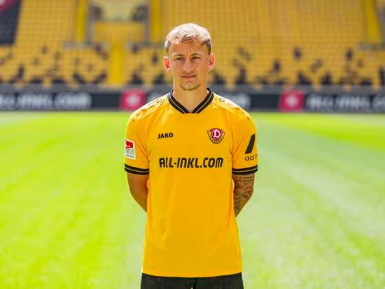 18 07 2025, xomx, Football 2 Bundesliga, Dynamo Dresden photo appointment season 2025 26, Sascha Risch Dynamo Dresden 2. BL, portrait appointment 2025 2026 Dresden