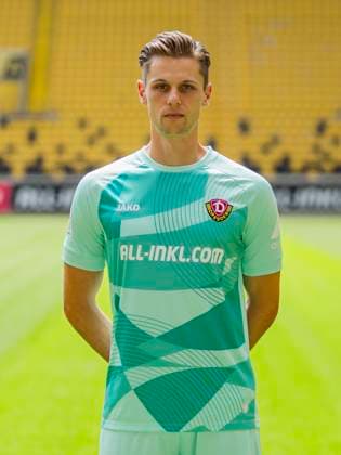18 07 2025, xomx, Football 2 Bundesliga, Dynamo Dresden photo appointment season 2025 26, Daniel Mesenhöler Dynamo Dresden 2. BL, portrait appointment 2025 2026 Dresden