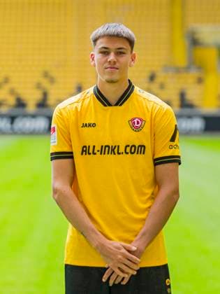 18 07 2025, xomx, Football 2 Bundesliga, Dynamo Dresden photo appointment season 2025 26, Jakob Zickler Dynamo Dresden 2. BL, portrait appointment 2025 2026 Dresden