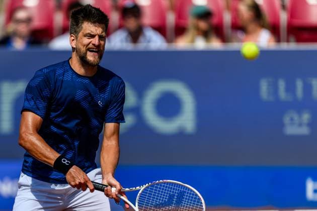 250720 Sander Arends of Netherlands competes in the doubles final tennis match during day 8 on July 20, 2025 in Bastad Photo Mathilda Schuler BILDBYRAN kod MA MA0849 tennis atp 250 nordea open bbeng  Copyright: MATHILDAxSCHULER BB250720MA023