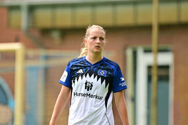 Soccer I Women I Season 2025 2026 I Test match I Hamburger SV Holstein Kiel I 20 07 2025 Nina Räcke 39, Hamburger SV Hamburg Paul Hauenschild Sportanlage Hamburg Germany Copyright: xLobeca FelixxSchlikisx