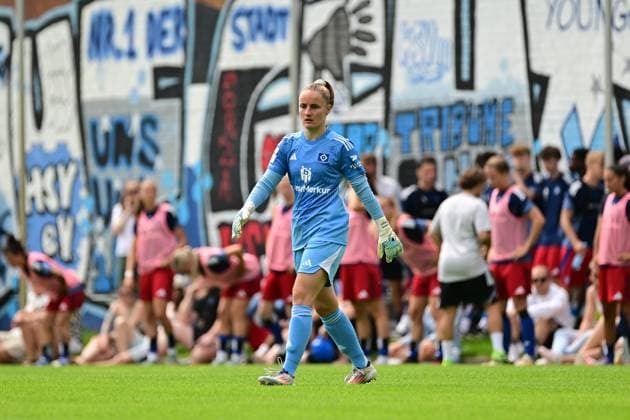 Soccer I Women I Season 2025 2026 I Test match I Hamburger SV Holstein Kiel I 20 07 2025 Laura Sieger 18, Hamburger SV Hamburg Paul Hauenschild Sportanlage Hamburg Germany Copyright: xLobeca FelixxSchlikisx