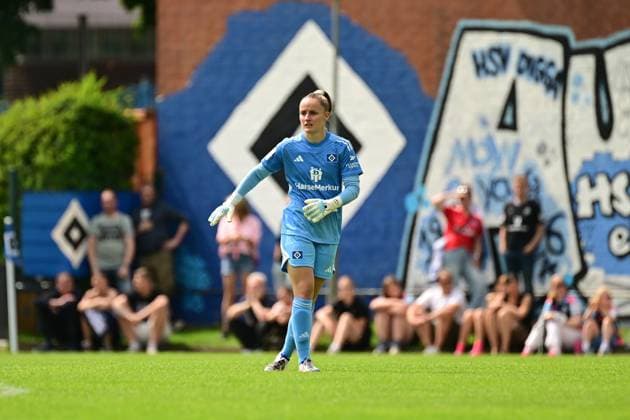 Soccer I Women I Season 2025 2026 I Test match I Hamburger SV Holstein Kiel I 20 07 2025 Laura Sieger 18, Hamburger SV Hamburg Paul Hauenschild Sportanlage Hamburg Germany Copyright: xLobeca FelixxSchlikisx