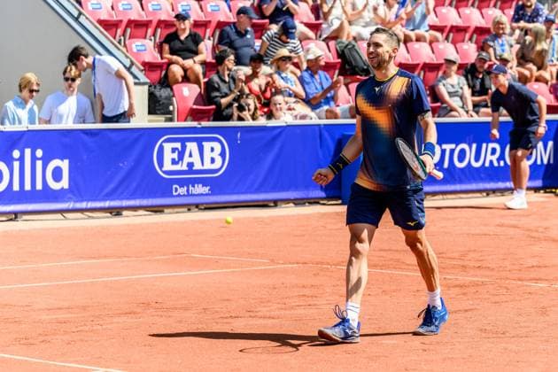 250720 Guido Andreozzi of Argentina and competes in the doubles final tennis match during day 8 on July 20, 2025 in Bastad Photo Mathilda Schuler BILDBYRAN kod MA MA0849 tennis atp 250 nordea open bbeng  Copyright: MATHILDAxSCHULER BB250720MA034
