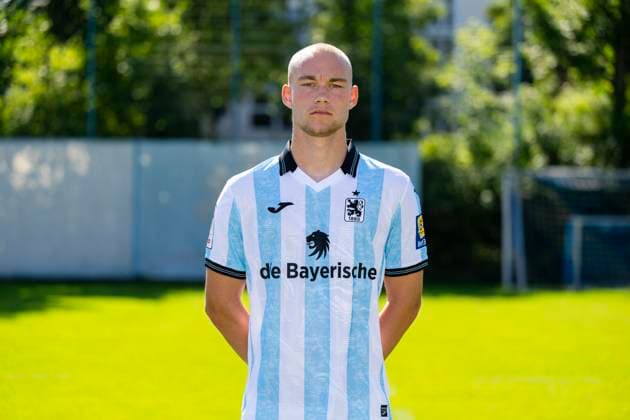 20 07 2025, Football 3 League 2025 2026, TSV 1860 Munich, portrait appointment 2025 2026 at Grünwalderstrasse, Munich Lasse Faßmann TSV 1860 Munich