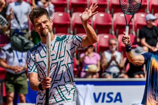 250720 Sander Arends of Netherlands and Guido Andreozzi of Argentina celebrate winning in the doubles final tennis match during day 8 on July 20, 2025 in Bastad Photo Mathilda Schuler BILDBYRAN kod MA MA0849 tennis atp 250 nordea open bbeng jubel  Copyright: MATHILDAxSCHULER BB250720MA042
