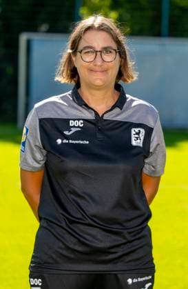 20 07 2025, Football 3 League 2025 2026, TSV 1860 Munich, Portrait appointment 2025 2026 at Grünwalderstrasse, Munich Team doctor Monika Mrosek TSV 1860 Munich