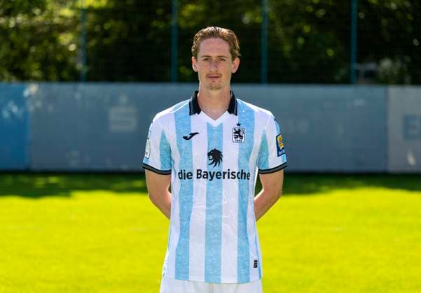 20 07 2025, Football 3 League 2025 2026, TSV 1860 Munich, portrait appointment 2025 2026 at Grünwalderstrasse, Munich Justin Steinkötter TSV 1860 Munich