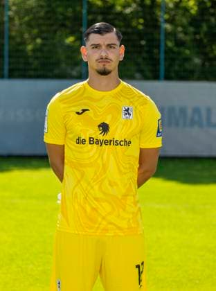 20 07 2025, Football 3 Liga 2025 2026, TSV 1860 Munich, portrait appointment 2025 2026 at Grünwalderstrasse, Munich goalkeeper Miran Qela TSV 1860 Munich