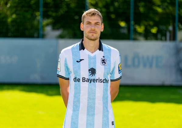 20 07 2025, Football 3 League 2025 2026, TSV 1860 Munich, portrait appointment 2025 2026 at Grünwalderstrasse, Munich Max Christiansen TSV 1860 Munich