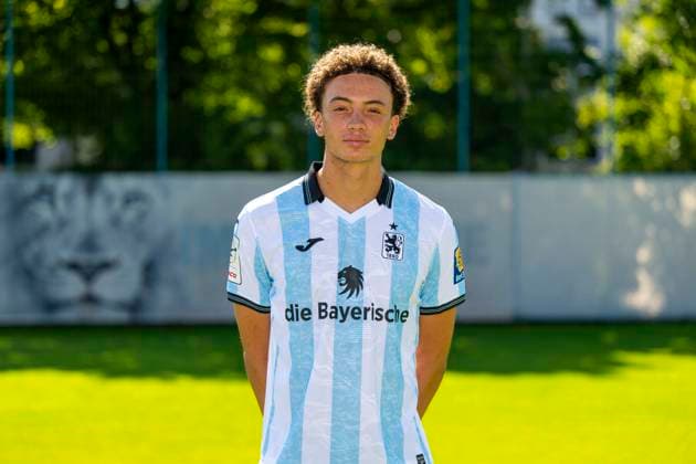 20 07 2025, Football 3 League 2025 2026, TSV 1860 Munich, portrait appointment 2025 2026 at Grünwalderstrasse, Munich Samuel Althaus TSV 1860 Munich