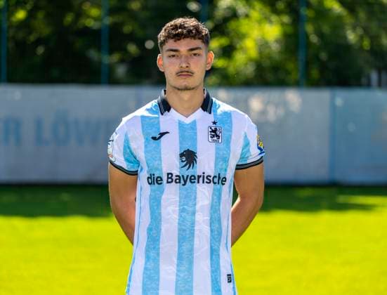 20 07 2025, Football 3 League 2025 2026, TSV 1860 Munich, portrait appointment 2025 2026 at Grünwalderstrasse, Munich Sean Dulic TSV 1860 Munich