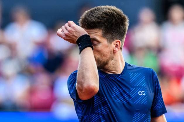 250720 Sander Arends of Netherlands competes in the doubles final tennis match during day 8 on July 20, 2025 in Bastad Photo Mathilda Schuler BILDBYRAN kod MA MA0849 tennis atp 250 nordea open bbeng  Copyright: MATHILDAxSCHULER BB250720MA052