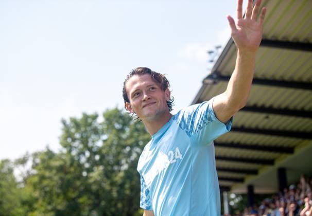 Soccer, Hertha BSC, Season 2025 26, Season opening, Presentation of the professionals, Fabian Reese Hertha BSC , 20 07 2025, Copyright: xSebastianxRäppold MatthiasxKochx