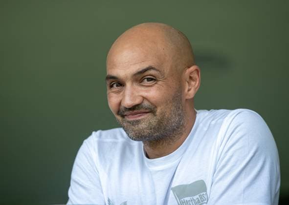 Soccer, Hertha BSC, Season 2025 26, Season opening, Presentation of the professionals, Sofian Chahed Head of Womens Soccer, Hertha , 20 07 2025, Copyright: xSebastianxRäppold MatthiasxKochx