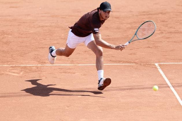 BASTAD, SWEDEN 20250720 Luciano Darderi, Italy, during Sundays mens singles final at the Nordea Open tennis tournament in Bastad BASTAD SWEDEN x9200x  Copyright: xBjörnxLarssonxRosvall TTx NORDEA OPEN 2025 FINAL SINGEL