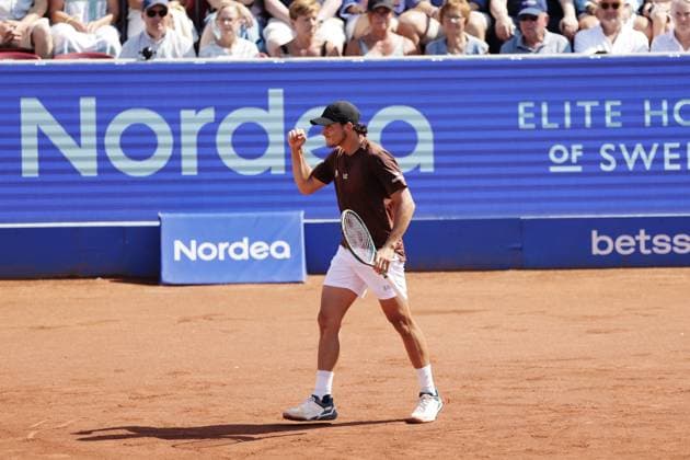 Luciano Darderi, Italy, during sunday s men s singles final at the Nordea Open tennis tournament in Bastad, Sweden on july 20, 2025 BASTAD SWEDEN x9200x  Copyright: xBjörnxLarssonxRosvall TTx NORDEA OPEN 2025 FINAL SINGLES