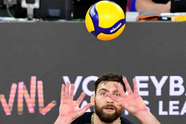 Volleyball, Nations League, Ukraine - Canada