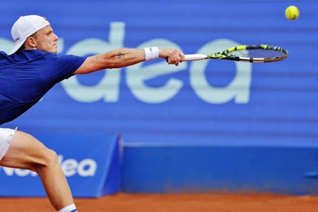 Jesper de Jong, Netherlands, during sunday s men s singles final at the Nordea Open tennis tournament in Bastad, Sweden on july 20, 2025 BASTAD SWEDEN x9200x  Copyright: xBjörnxLarssonxRosvall TTx NORDEA OPEN 2025 FINAL SINGLES
